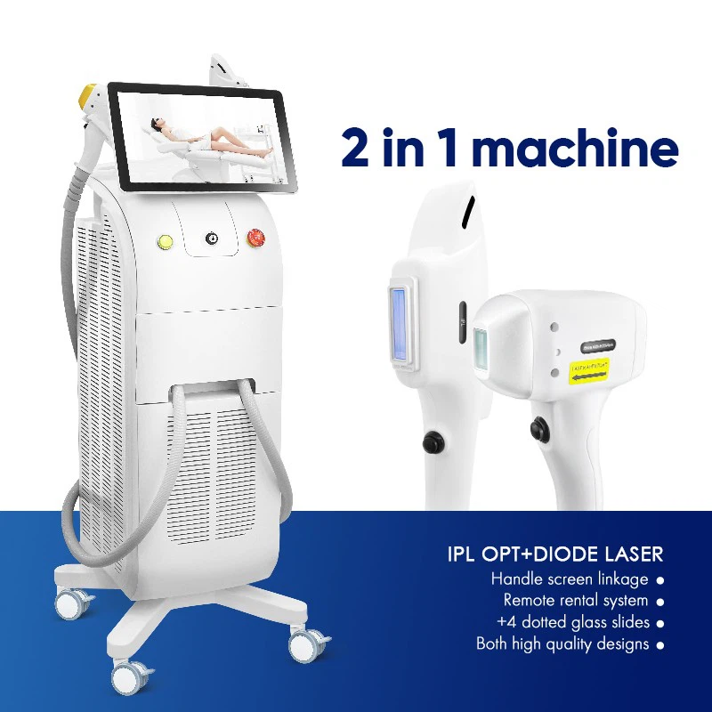 Ice Titanium Diode Laser Hair Removal Device | Dual IPL+Diode Technology With Remote Leasing System